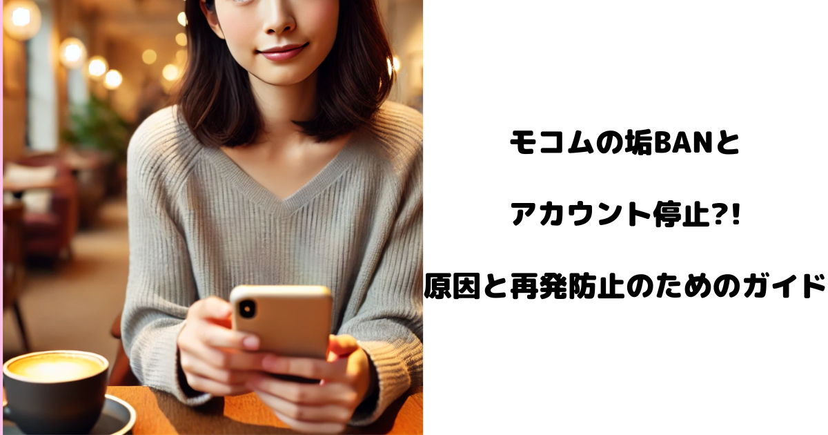 モコムのアカウント停止と垢BANについて